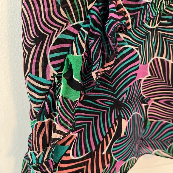 Marc Jacobs Designer Silk Ruffle Mini Skirt - Picture 12 of 16